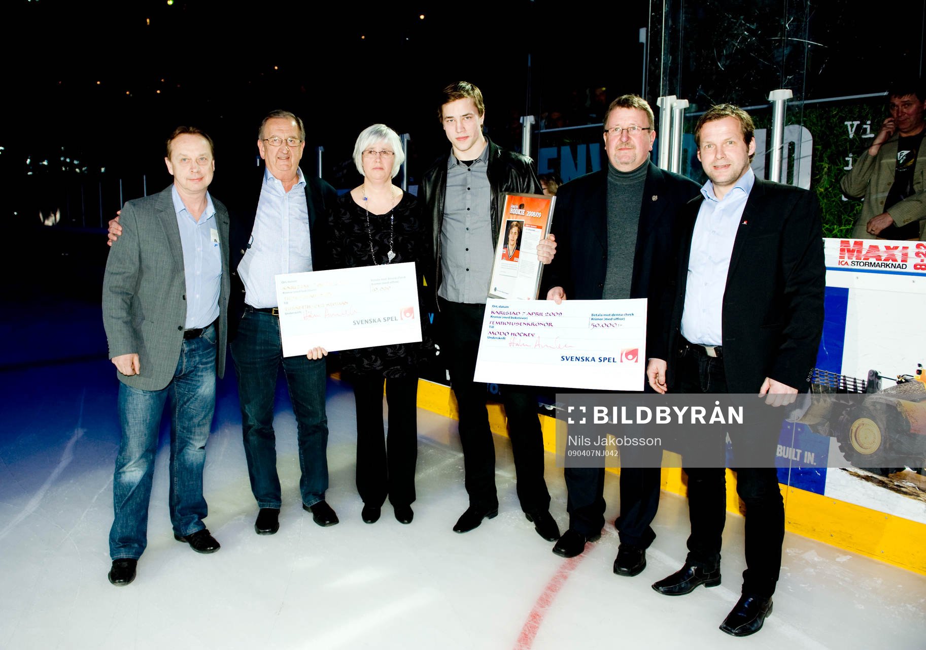 Svenska spel delar ut årets rookie, Victor Hedman, Per