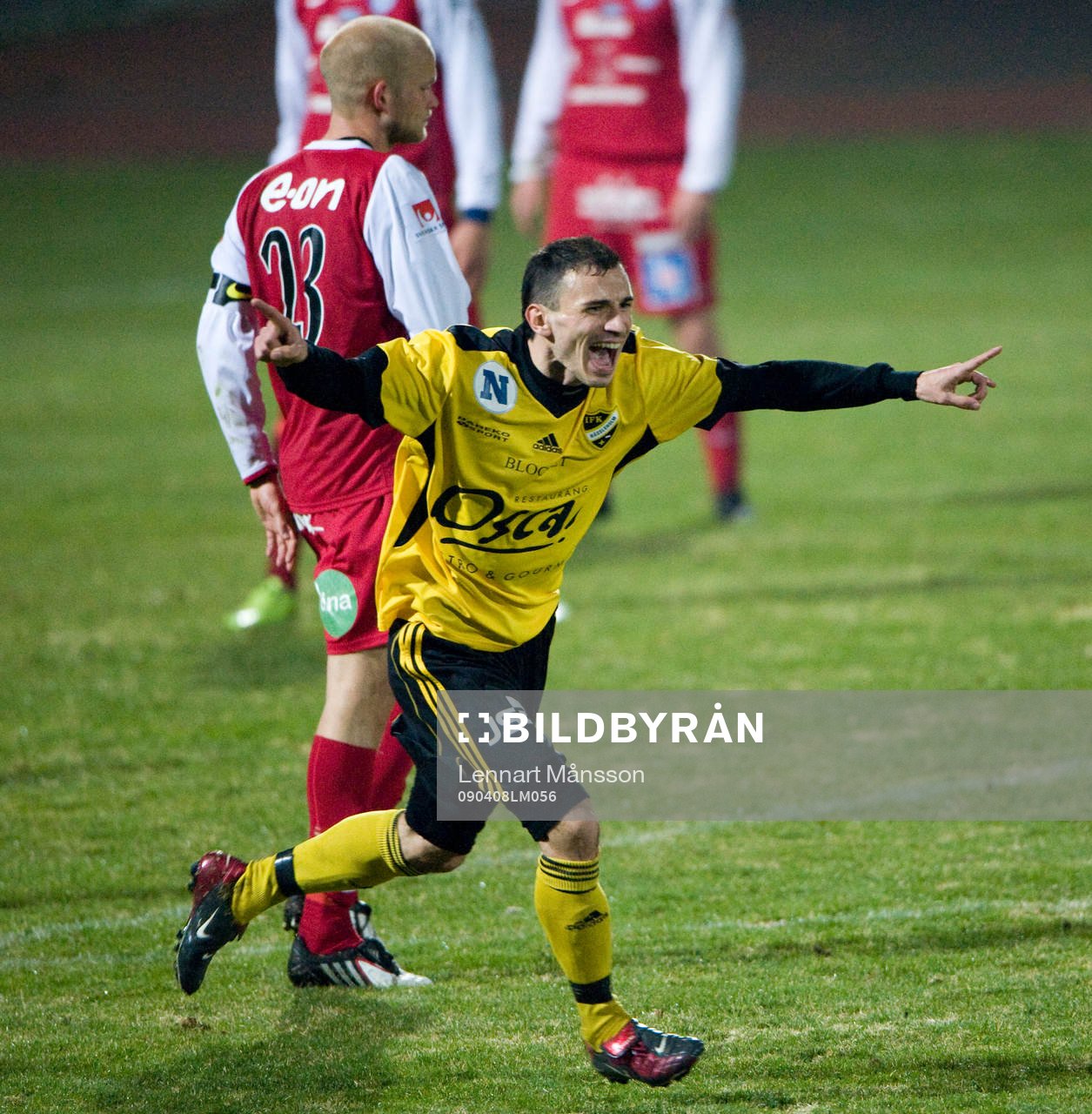 2-2, Burim Rexhepi har kvitterat och Falkenberg deppar.