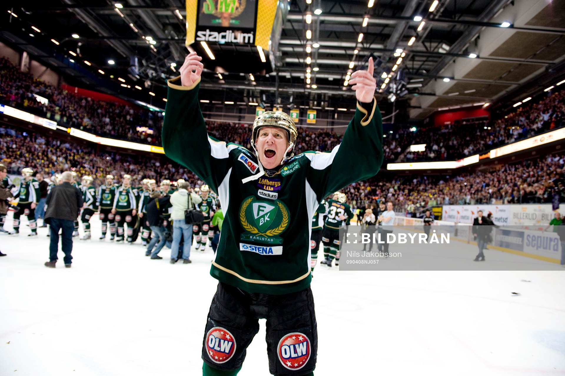 Jesper Mattsson, jubel, Svenska Mästare, SM-guld, guld