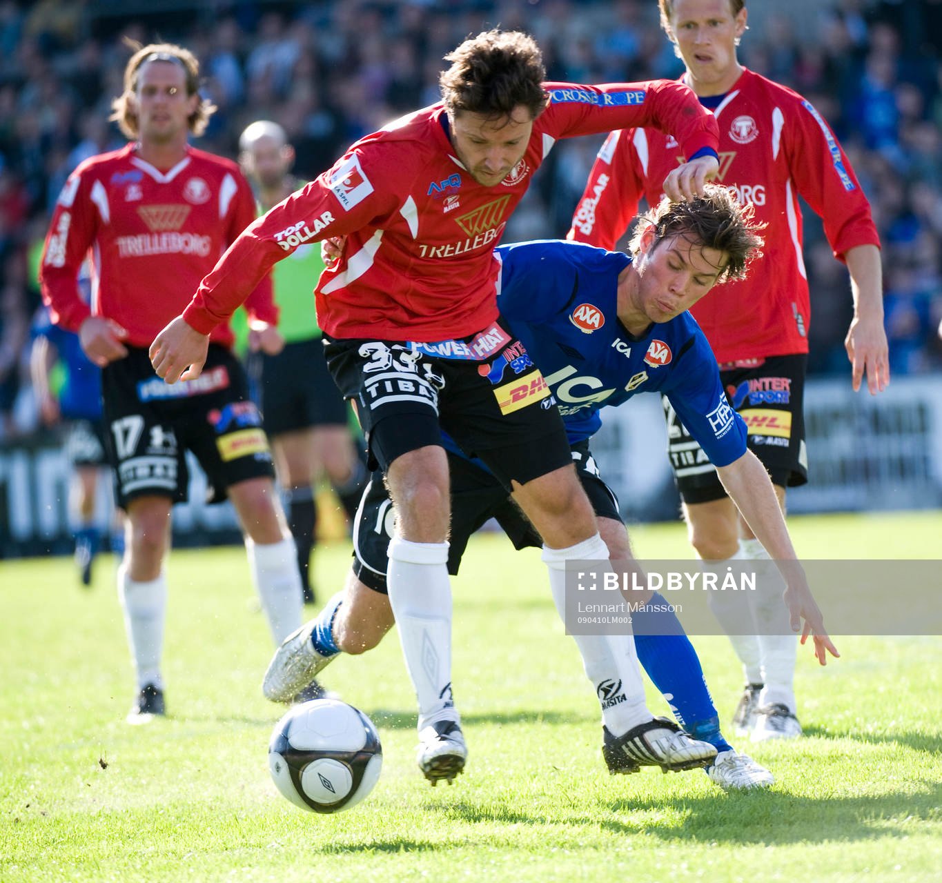 Mattias Nylund jagas av Emil Salomonsson