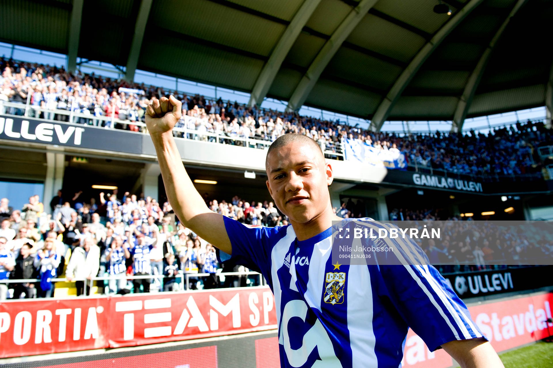 Tobias Sana,  debutant och mycket nöjd