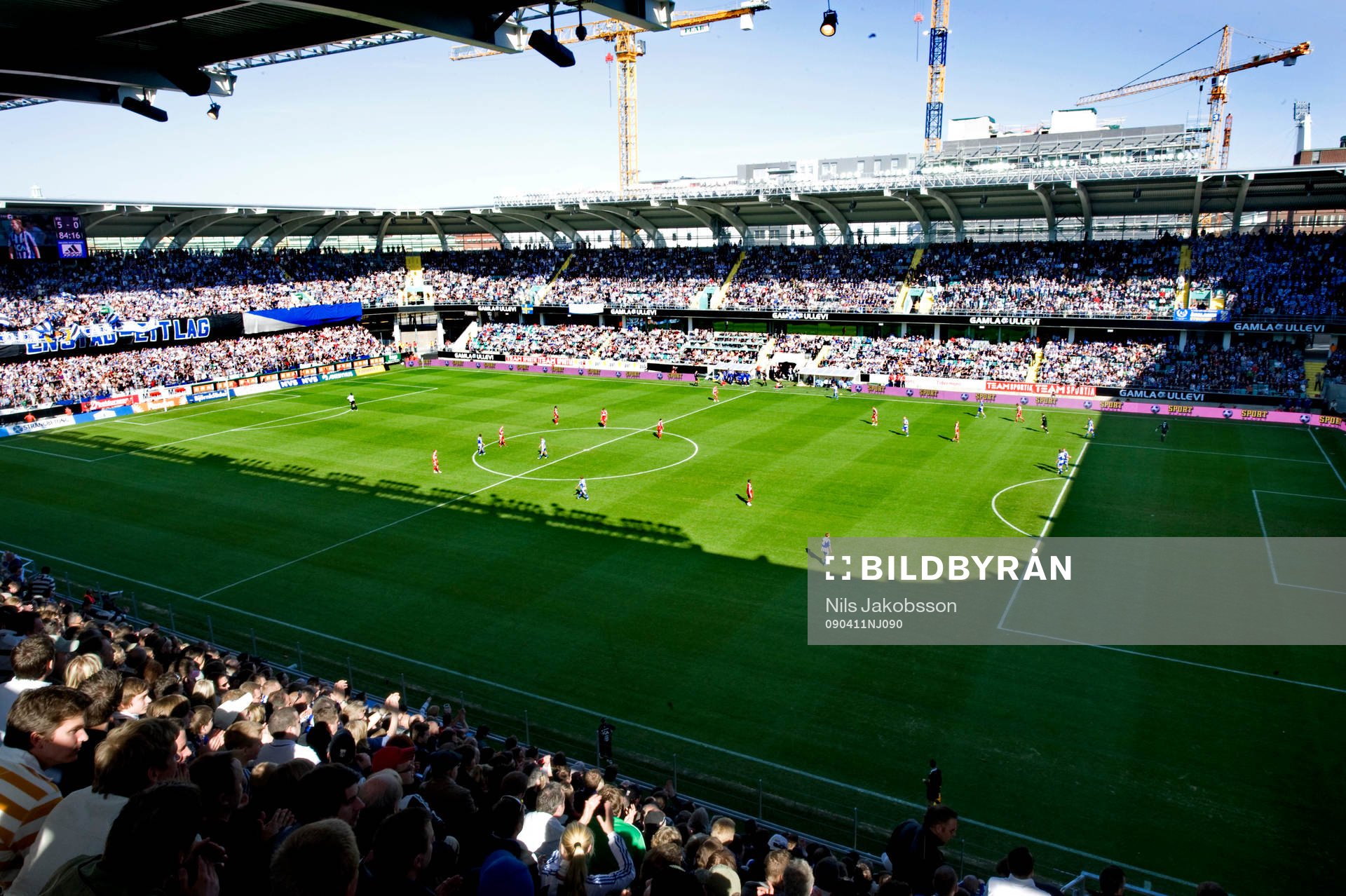 Överblick på Gamla Ullevi. Arena, stadion, översikt