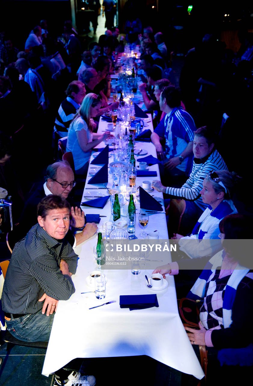 Restaurang Trädgårn, IFK bjuder in folk att äta innan
