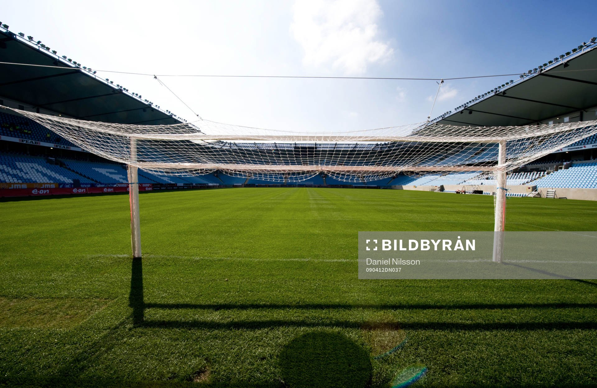 Fotboll, Pressvisning på Swedbank Stadion, Arena