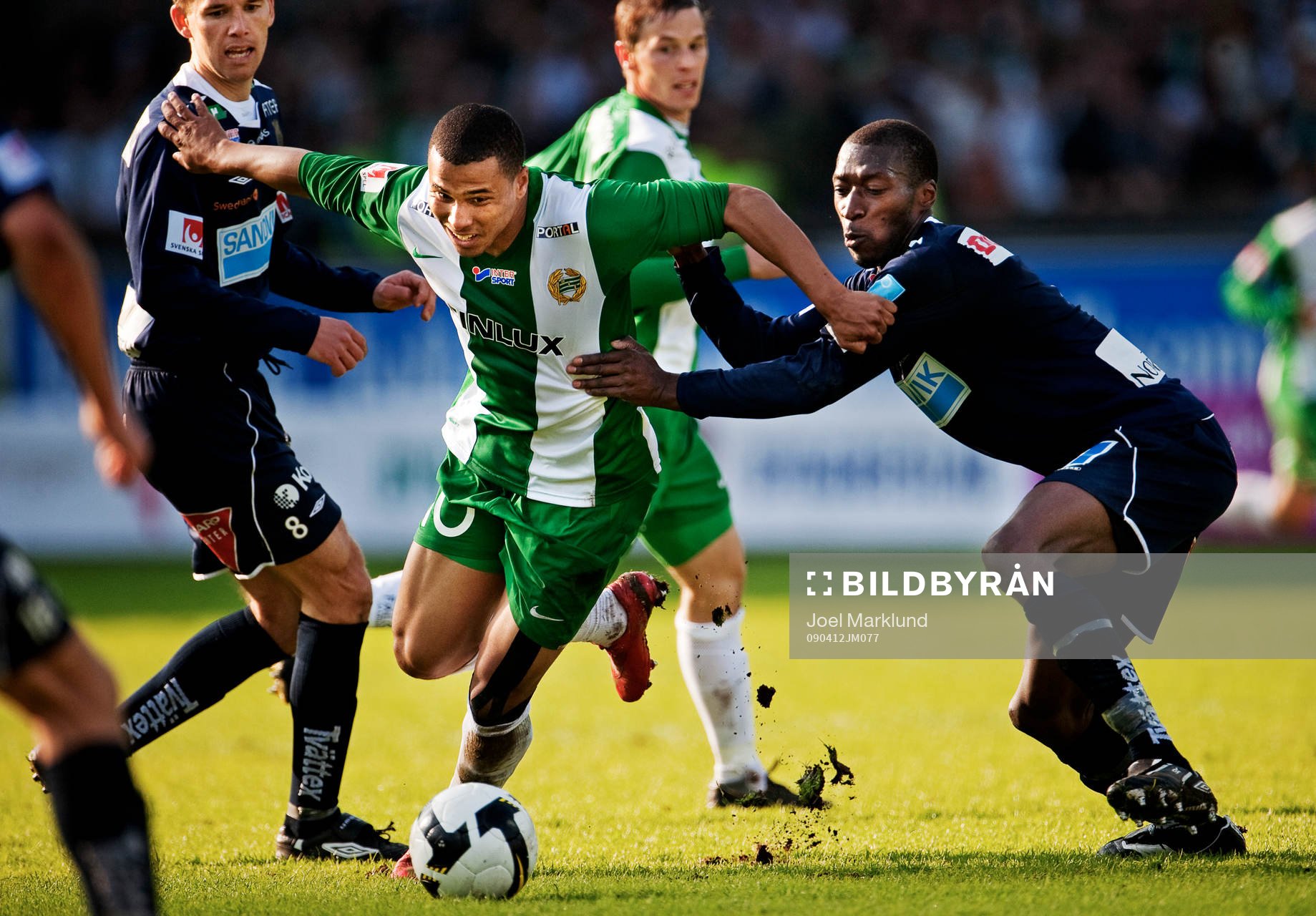 Charlie Davies, Hammarby, kämpar sig igenom