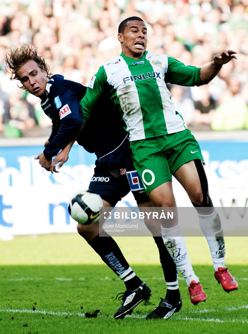 Daniel Theorin, Gefle, stoppar Charlie Davies, Hammarby