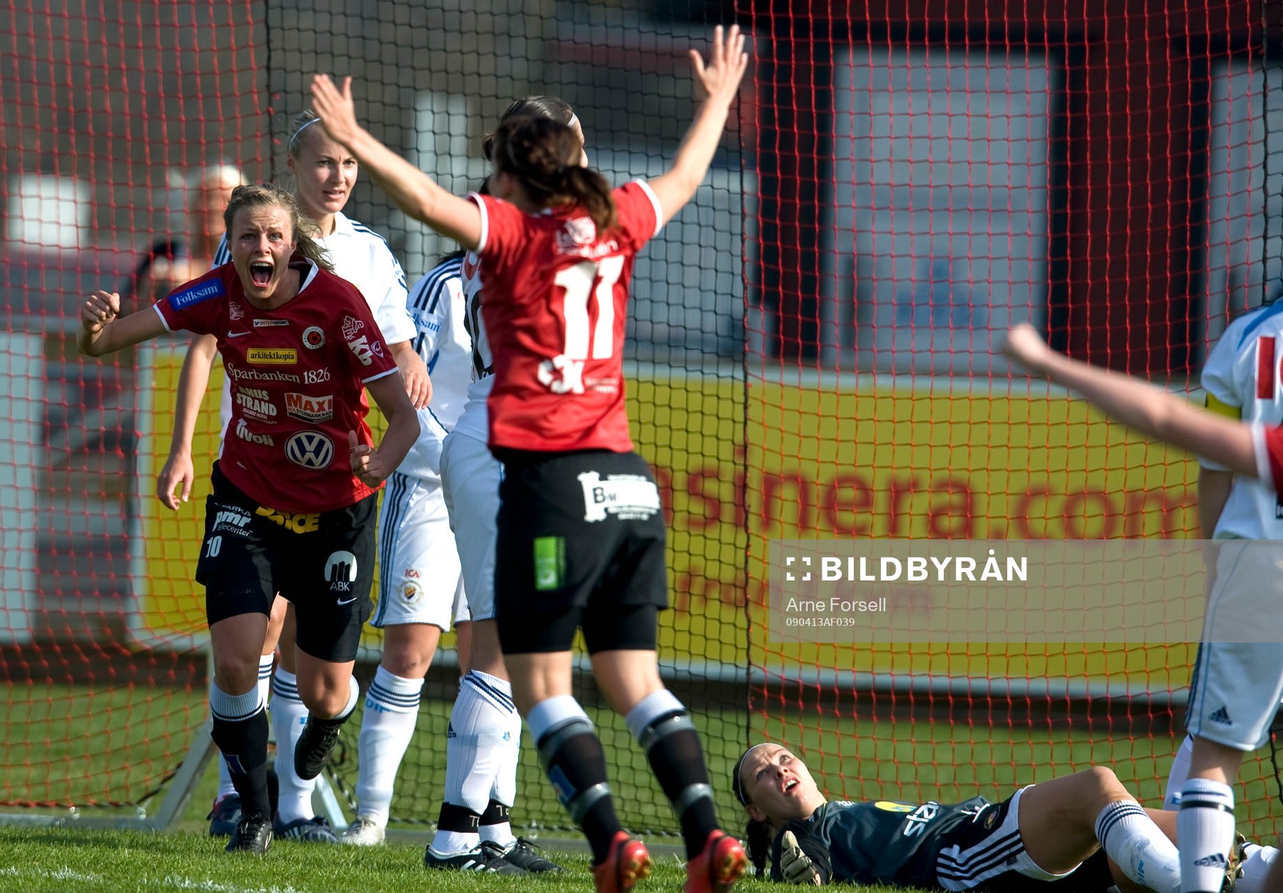 Erla Arnadottir, Kristianstad, jubel