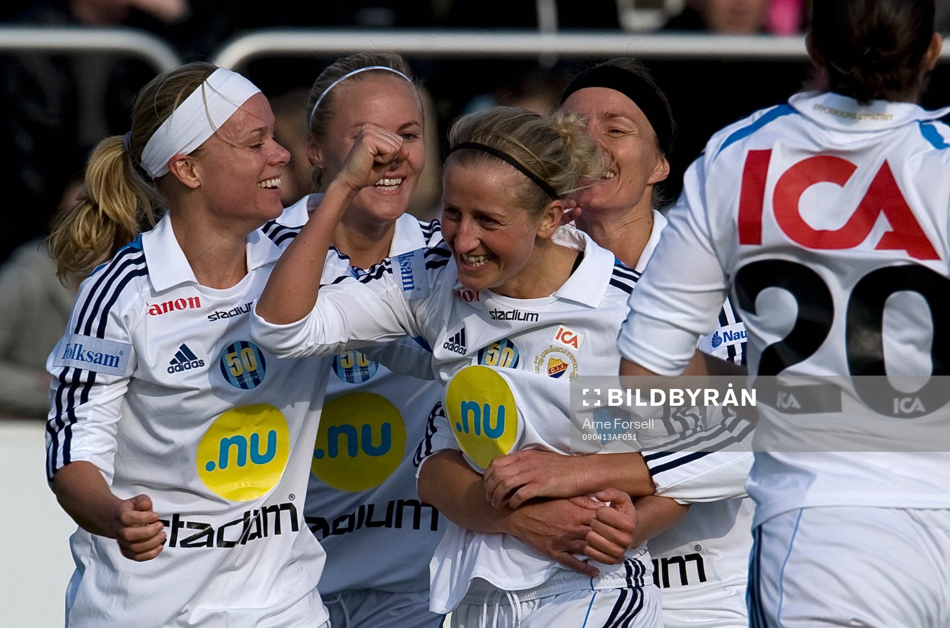 Marijke Callebaut och Djurgården jubel