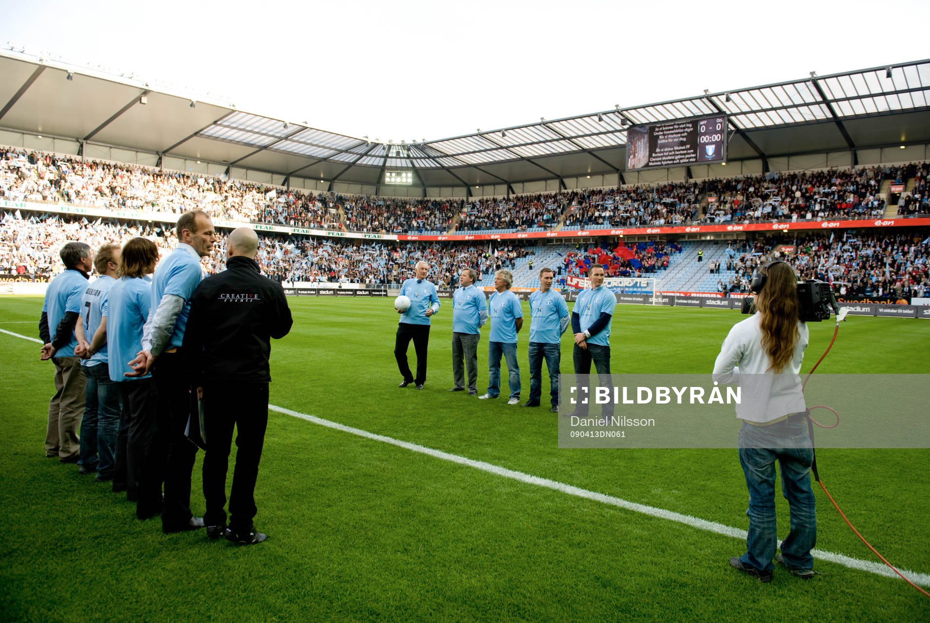 Malmö FF legendarer på invigningen av Swedbank Stadion