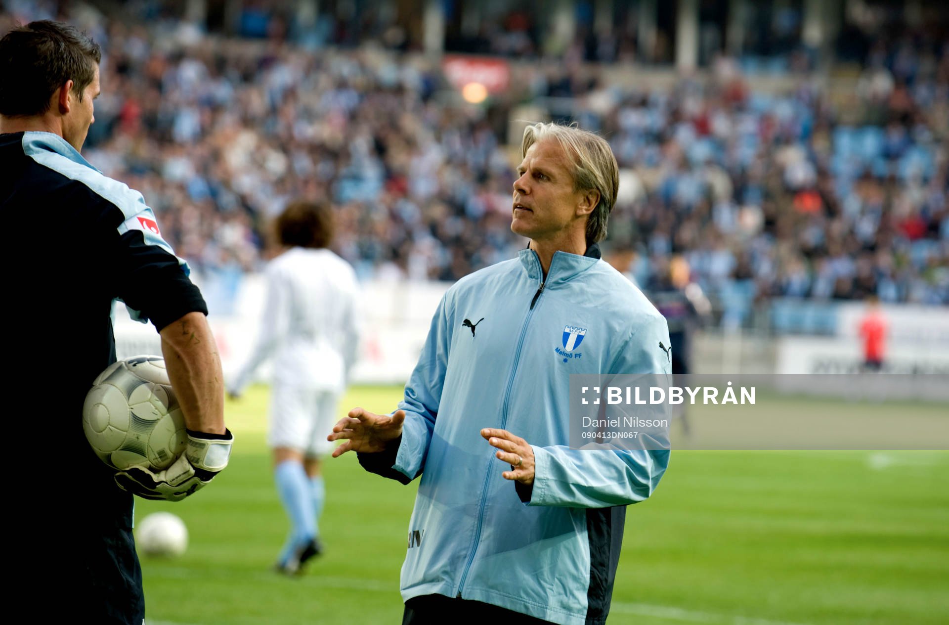 Roland Nilsson, tränare och Jonas Sandqvist, Målvakt