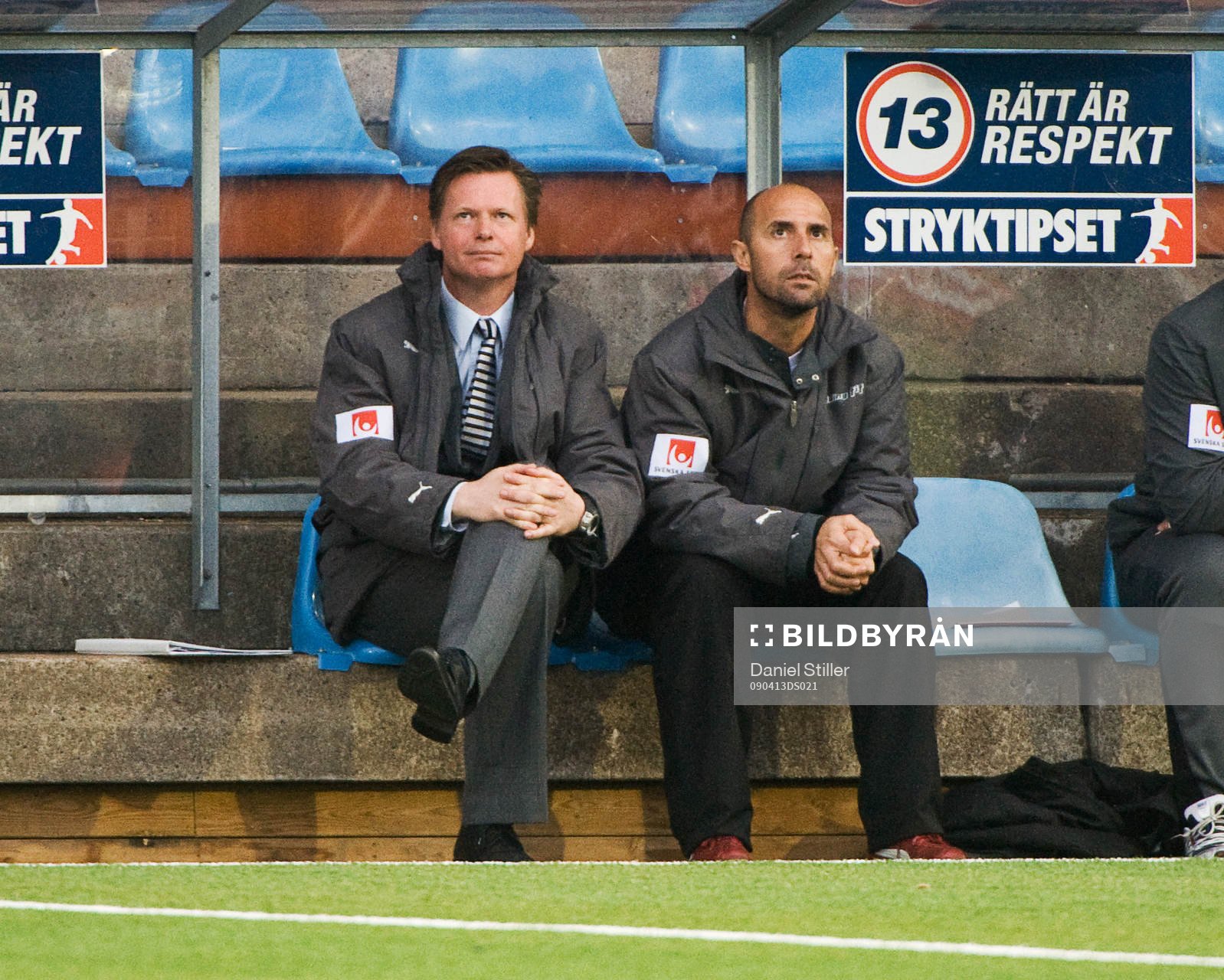 Lars Borgström och Fransisco Verona, tränare