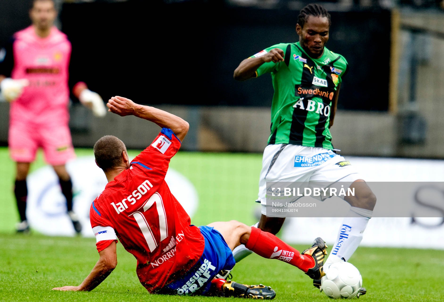 Henrik Larsson, Helsingborg, Richard Ntomba Ekunde, GAIS