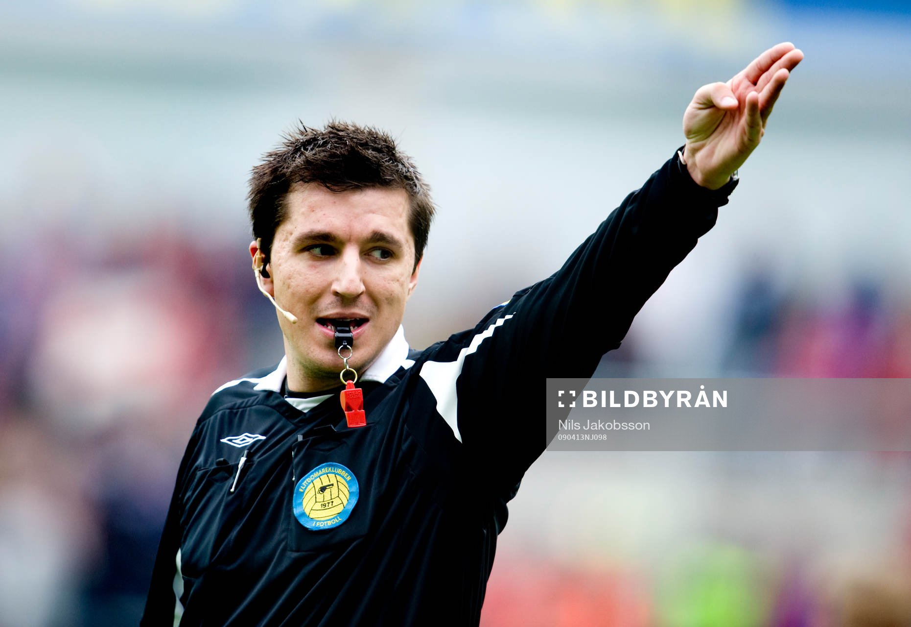 Bojan Pandzic, domare fick hoppa in som reserv