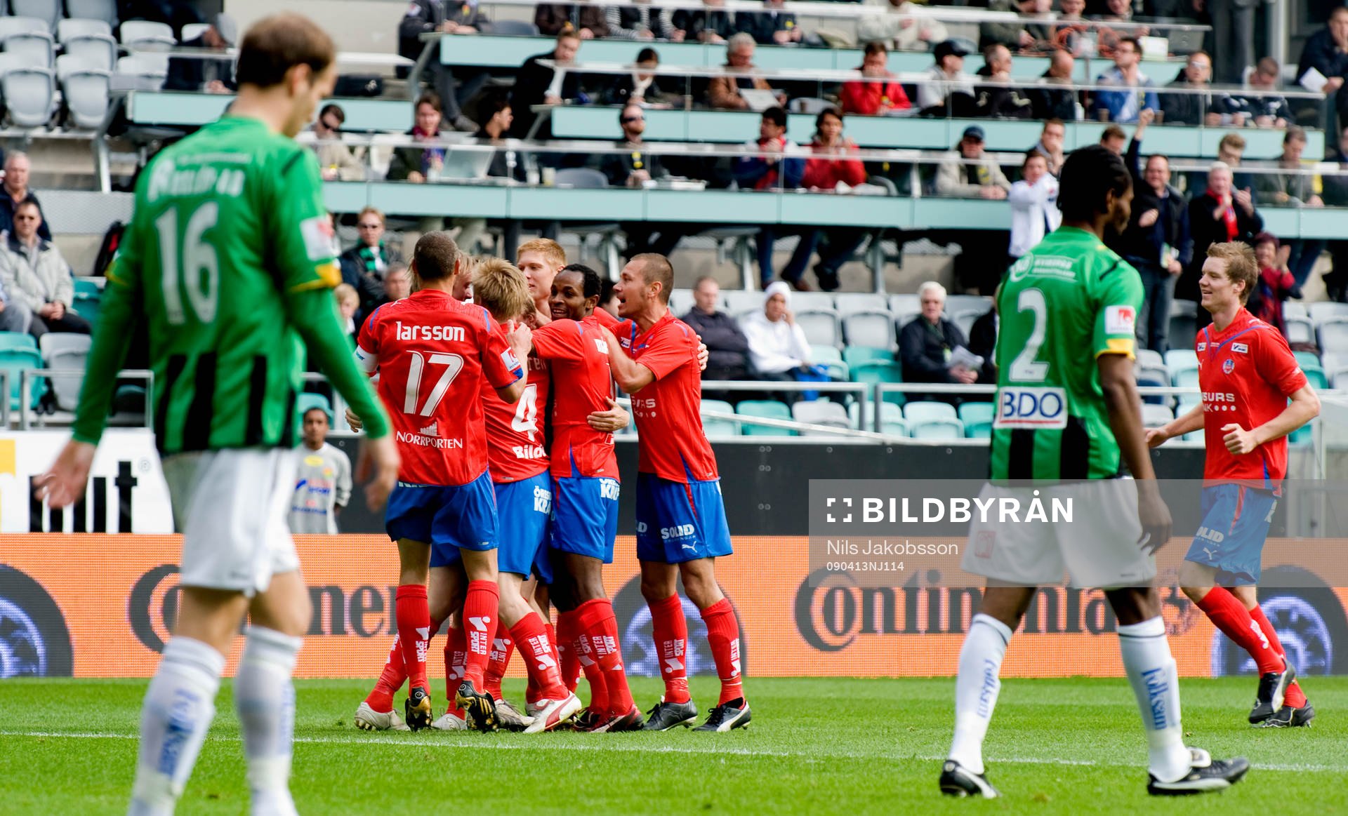 Helsingborg jubel, GAIS depp