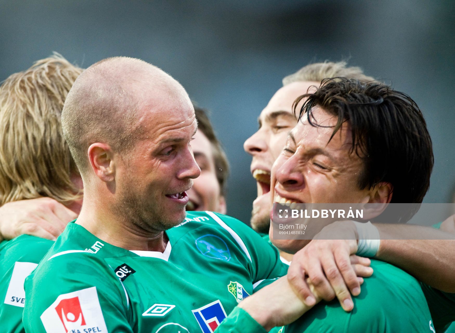 Johan Patriksson och Martin Smedberg-Dalence, jubel