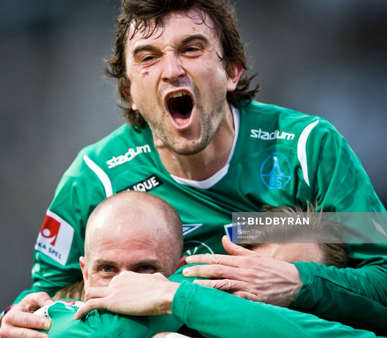 Aleksandar Kitic och Johan Patriksson, jubel