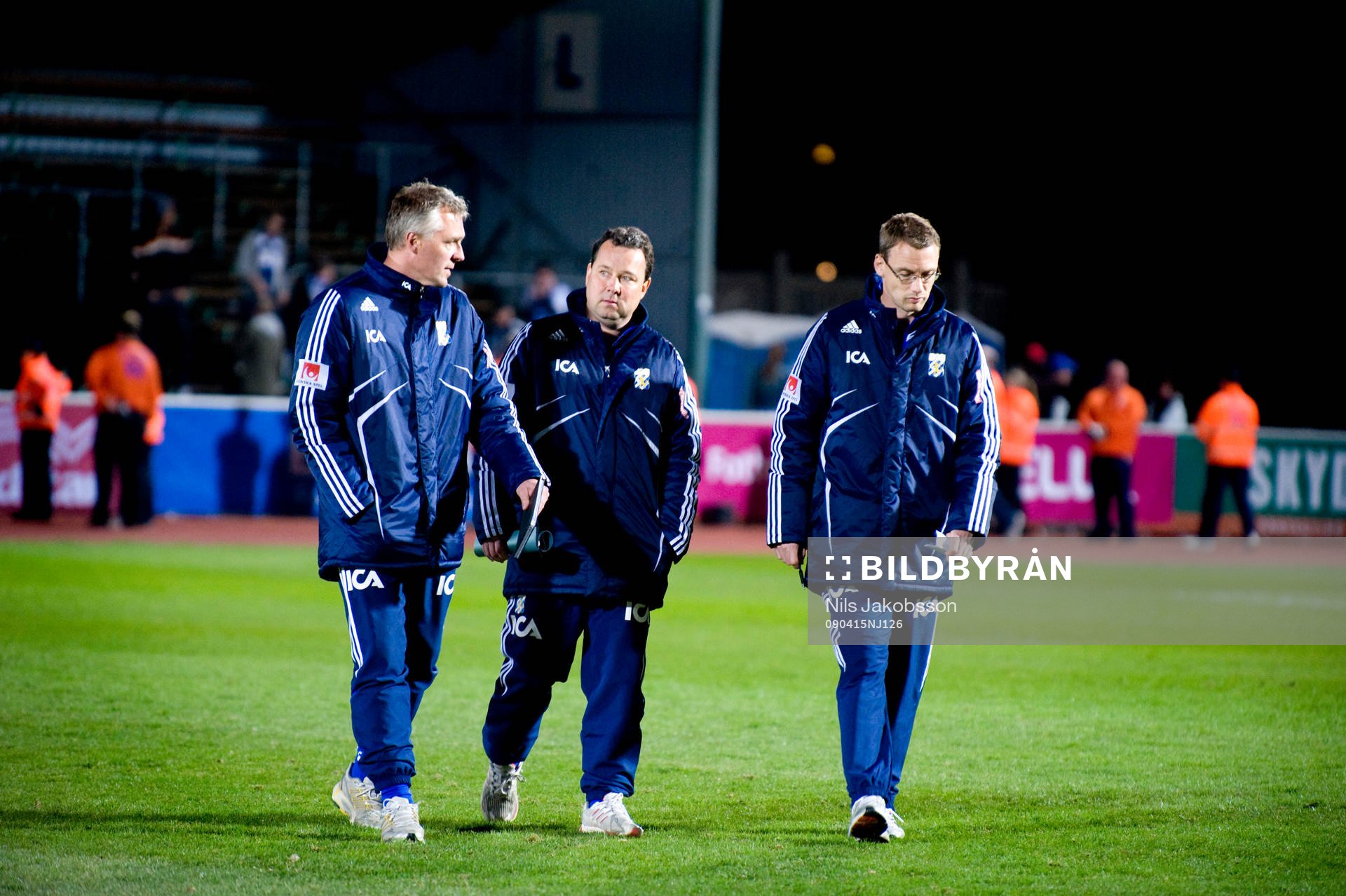 Teddy Olausson, Stefan Rehn, Jonas Olsson, tränare