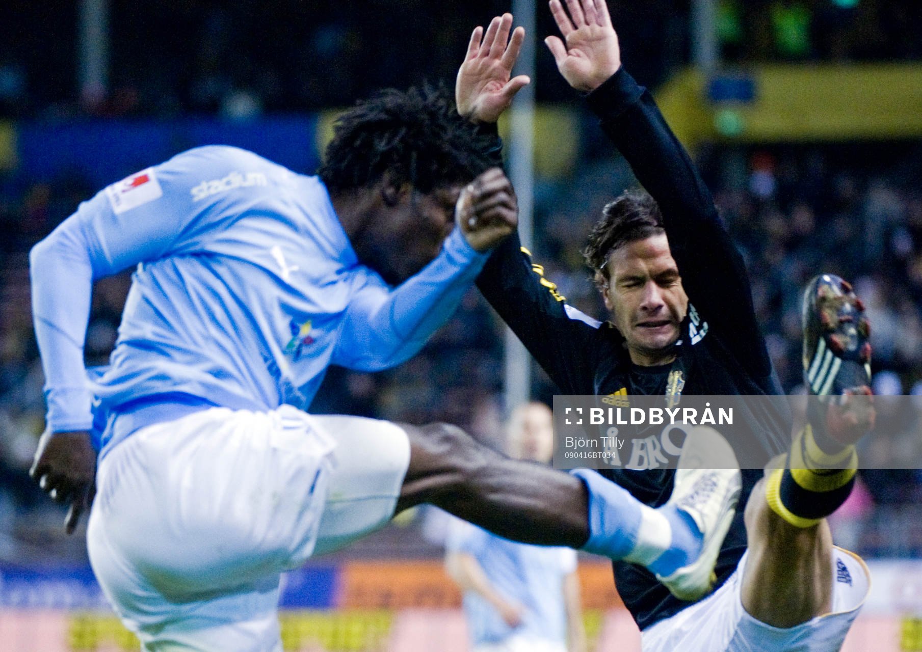Jimmy Dixon, Malmö FF och Iván Obolo, AIK