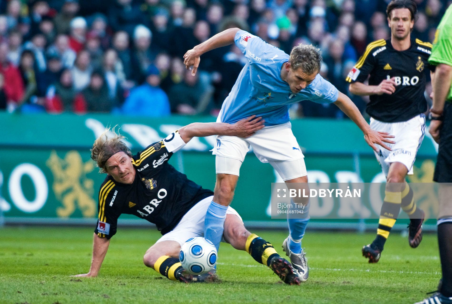 Daniel Tjernström, AIK och Robert Åhman Persson, Malmö FF
