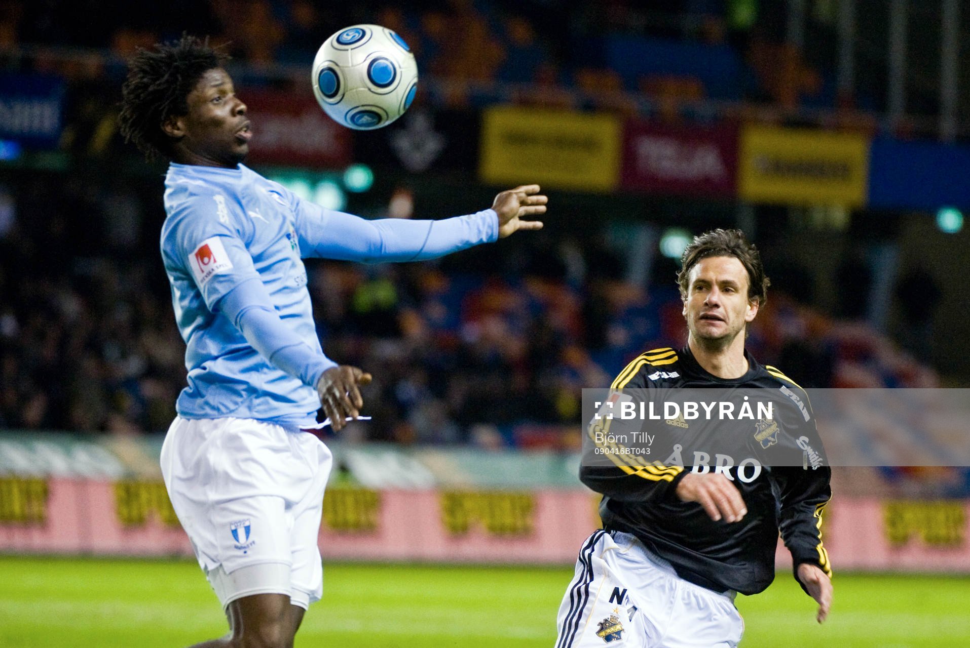 Jimmy Dixon, Malmö FF och Iván Obolo, AIK