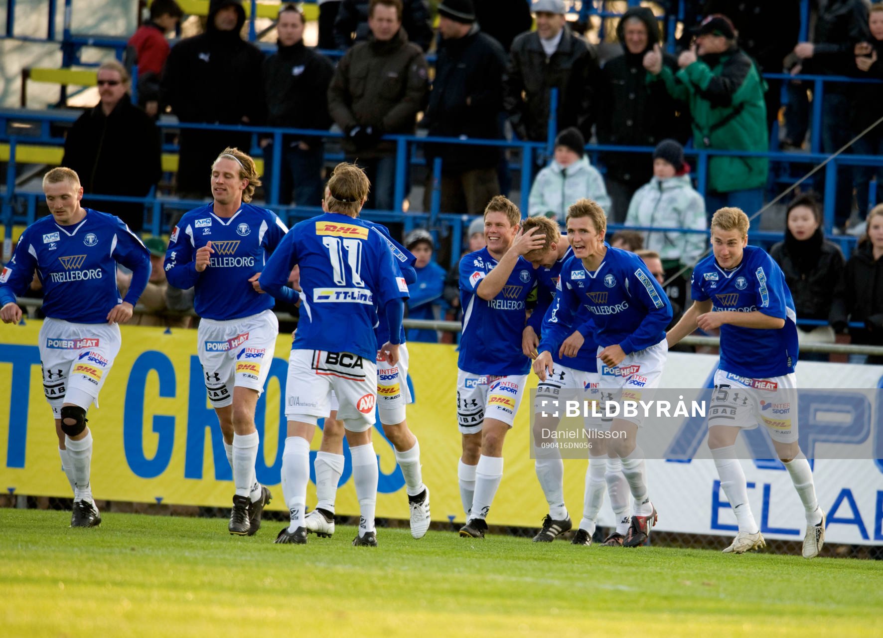 Marcus Pode, Trelleborg gjorde 1-0. Jubel
