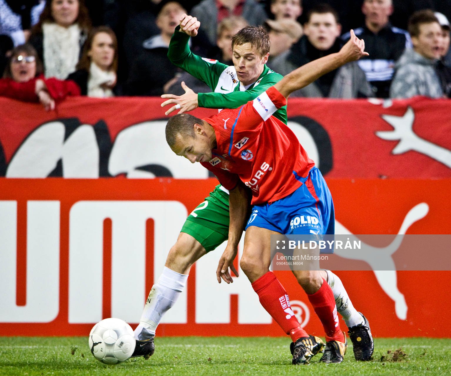Henrik Larsson, Helsingborg och David Johansson, Hammarby
