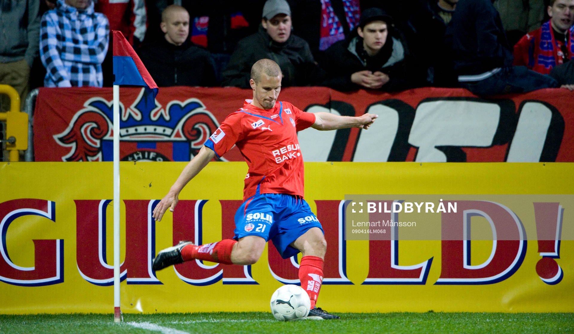 Christoffer Andersson lade en hörna direkt i mål och blev
