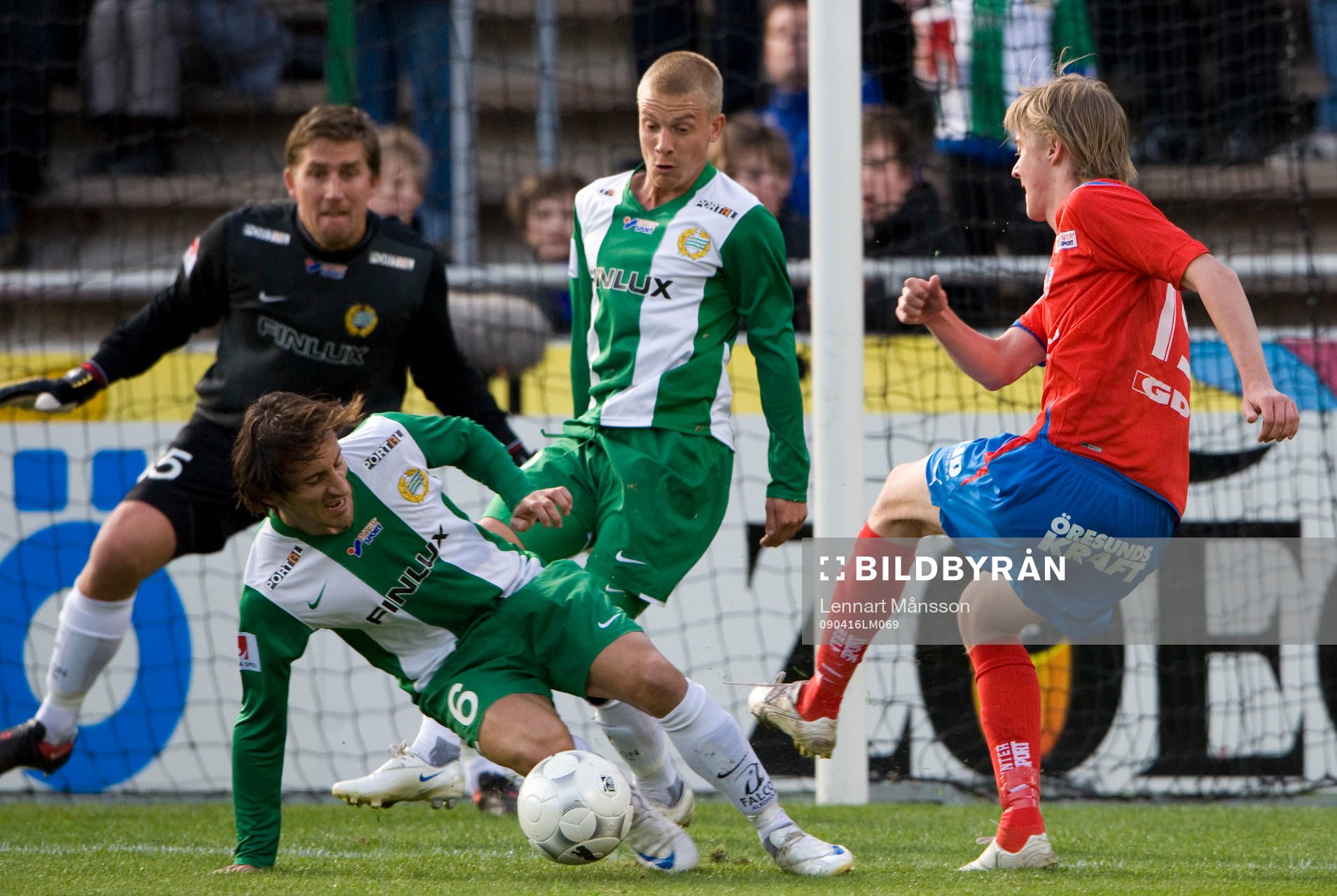 Louay Chanko täcker Rasmus Jönsson skott