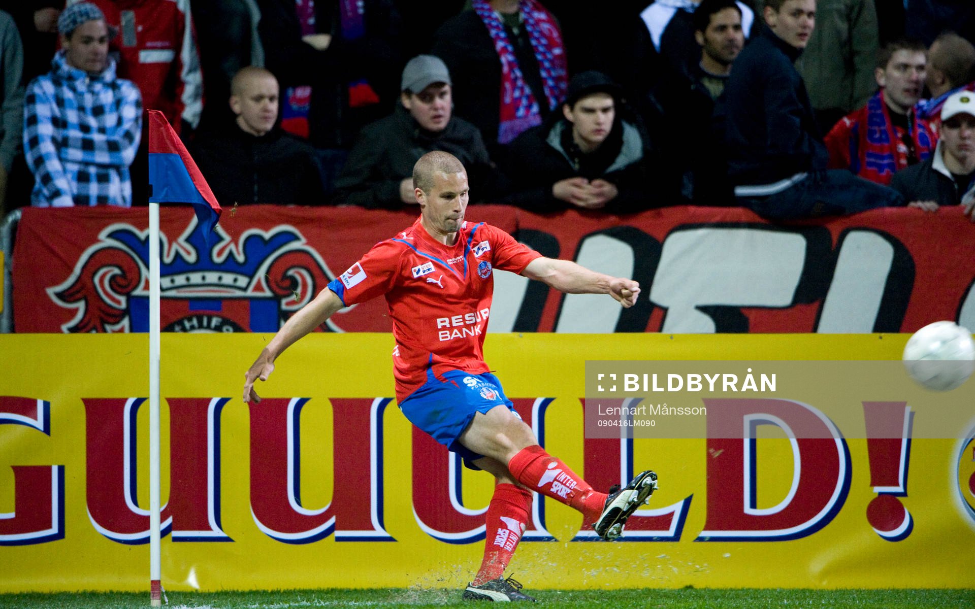 Christoffer Andersson lade en hörna direkt i mål och blev