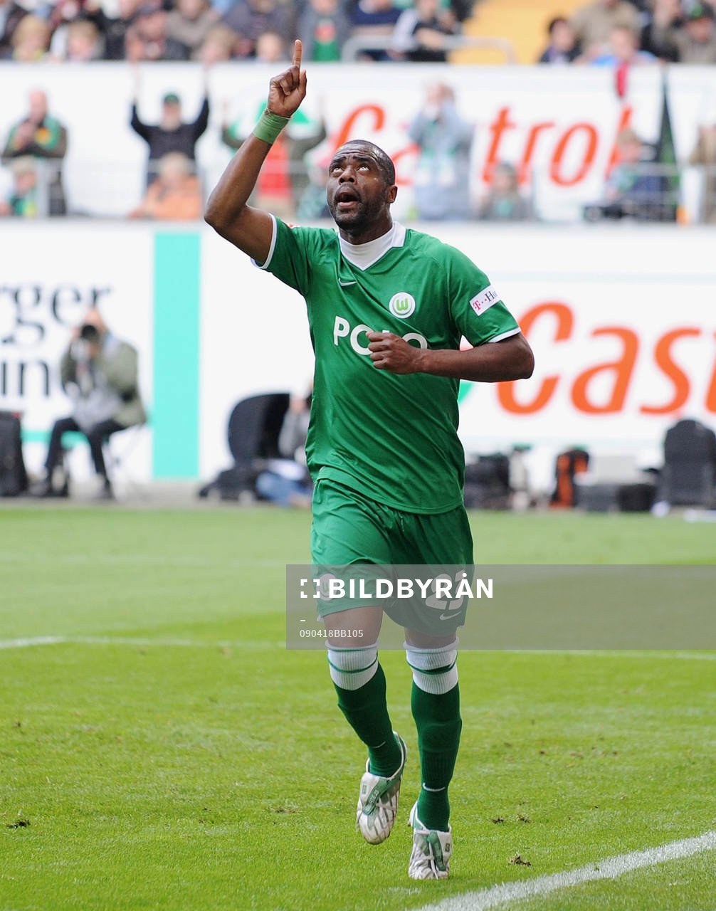 Grafite, Wolfsburg, glädje och jubel över 1-0
