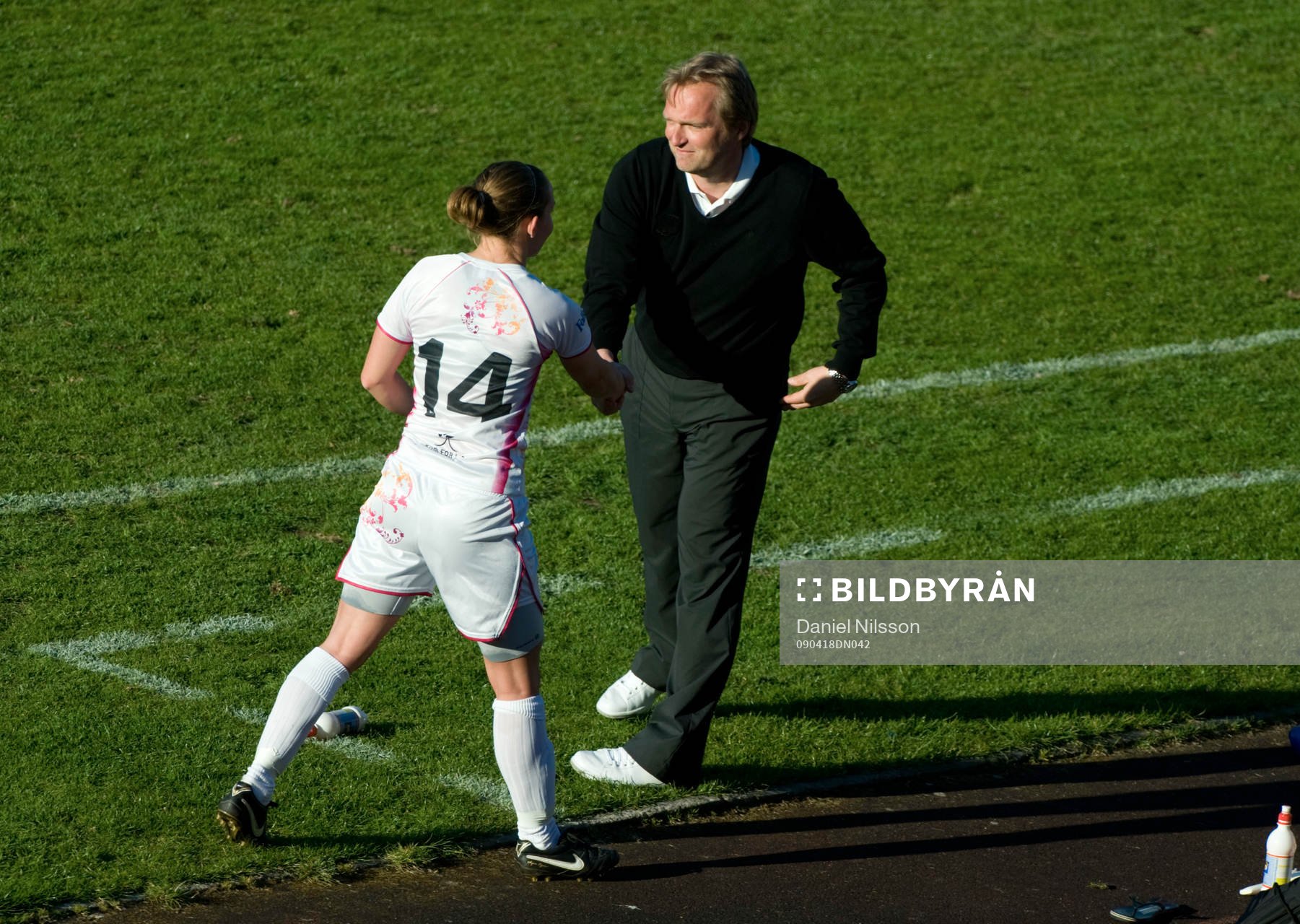   Manon Melis och Jörgen Petersson, tränare Ldb.