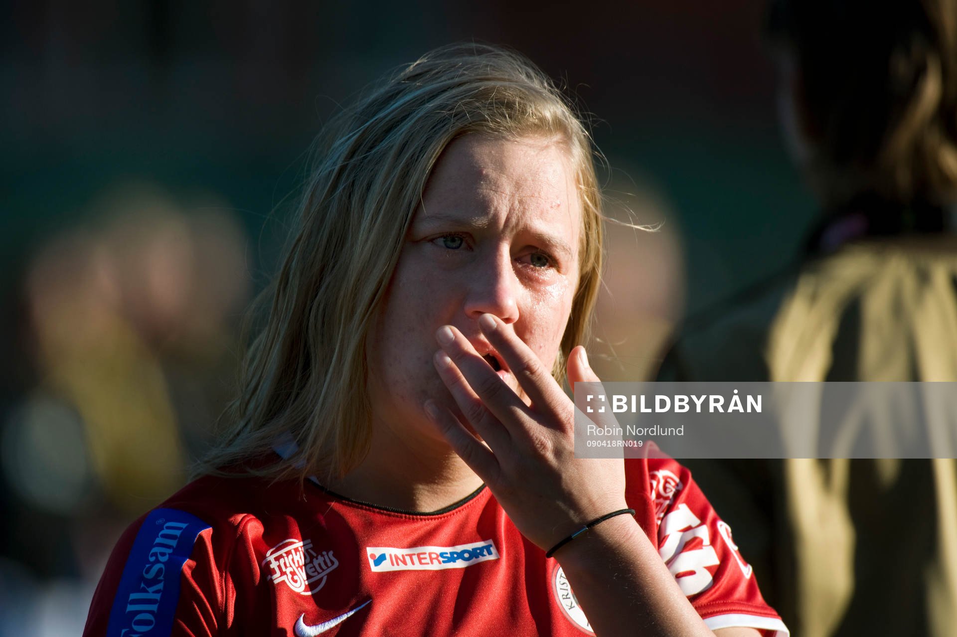 Johanna Rosén, Kristianstad lämnar planen tårögd