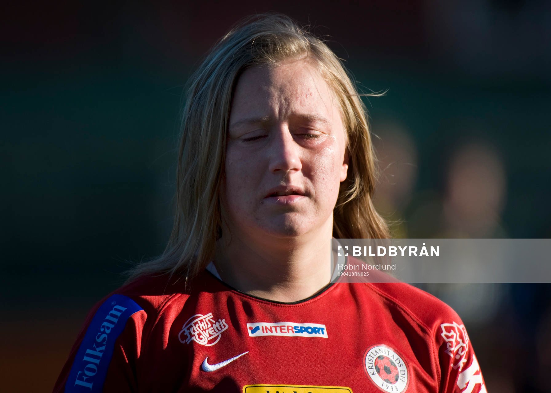 Johanna Rosén, Kristianstad lämnar planen tårögd