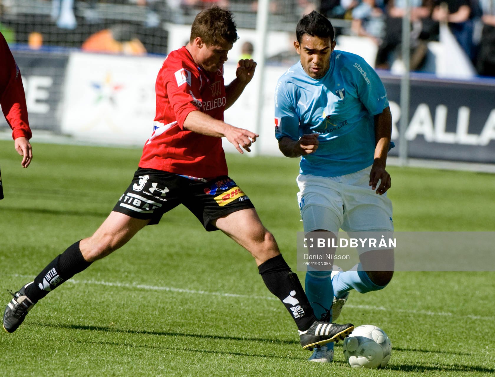  Wilton Figueiredo, Malmö och Dennis Melander, Trelleborg.