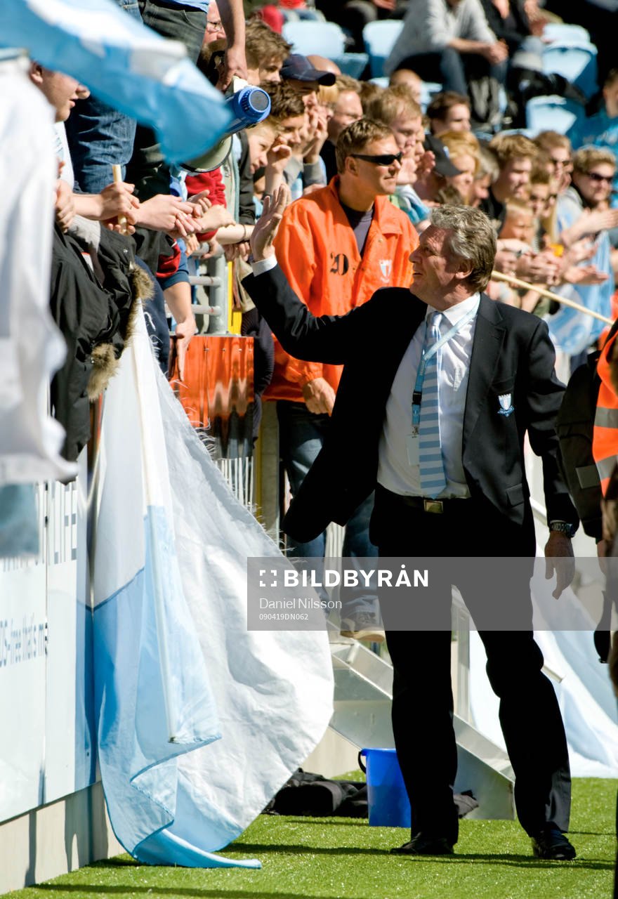 Pelle Svensson, Vd Malmö FF hälsade på fansen innan