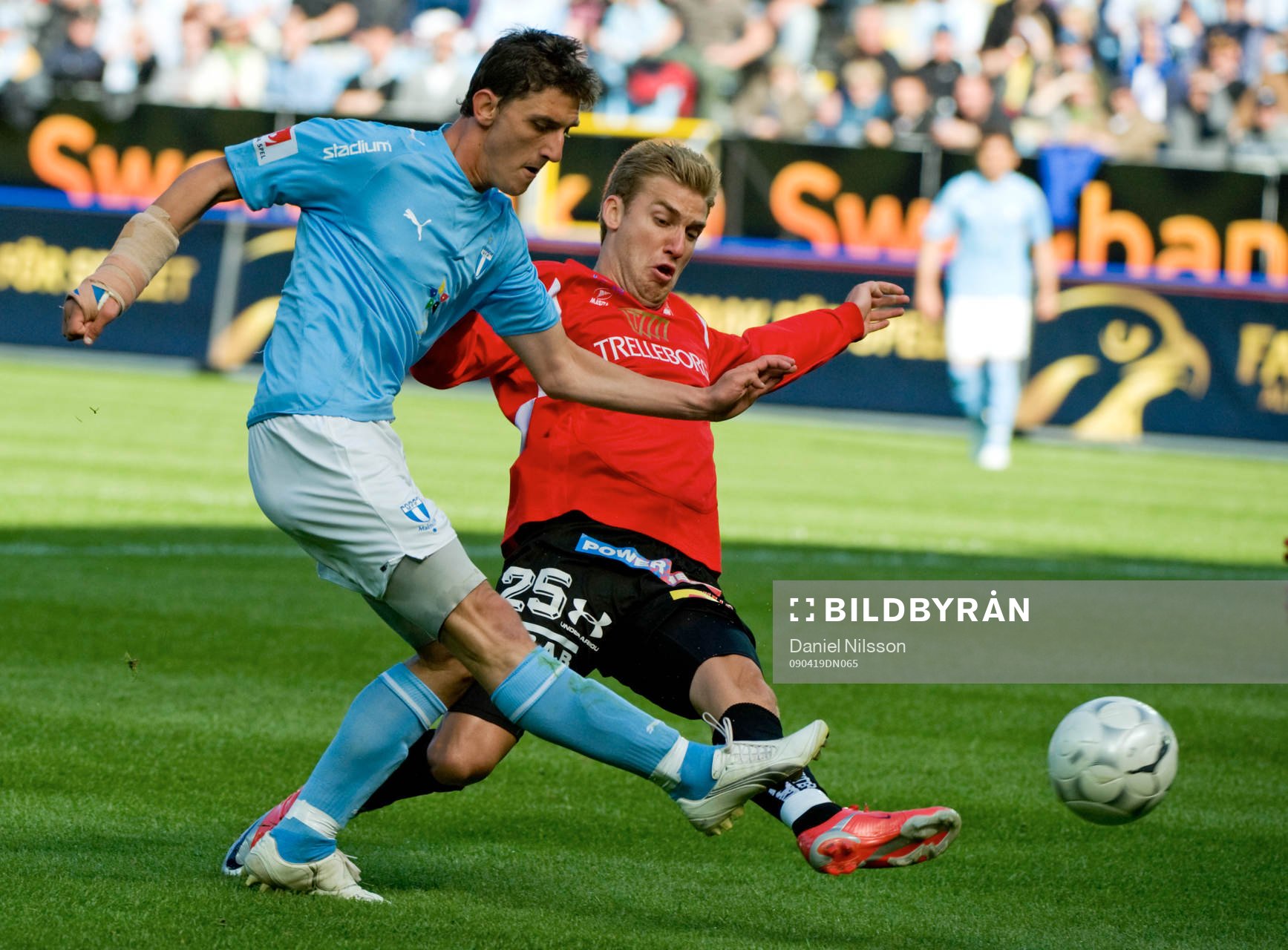 Agon Mehmeti, Malmö och Rasmus Bengtsson, Trelleborg