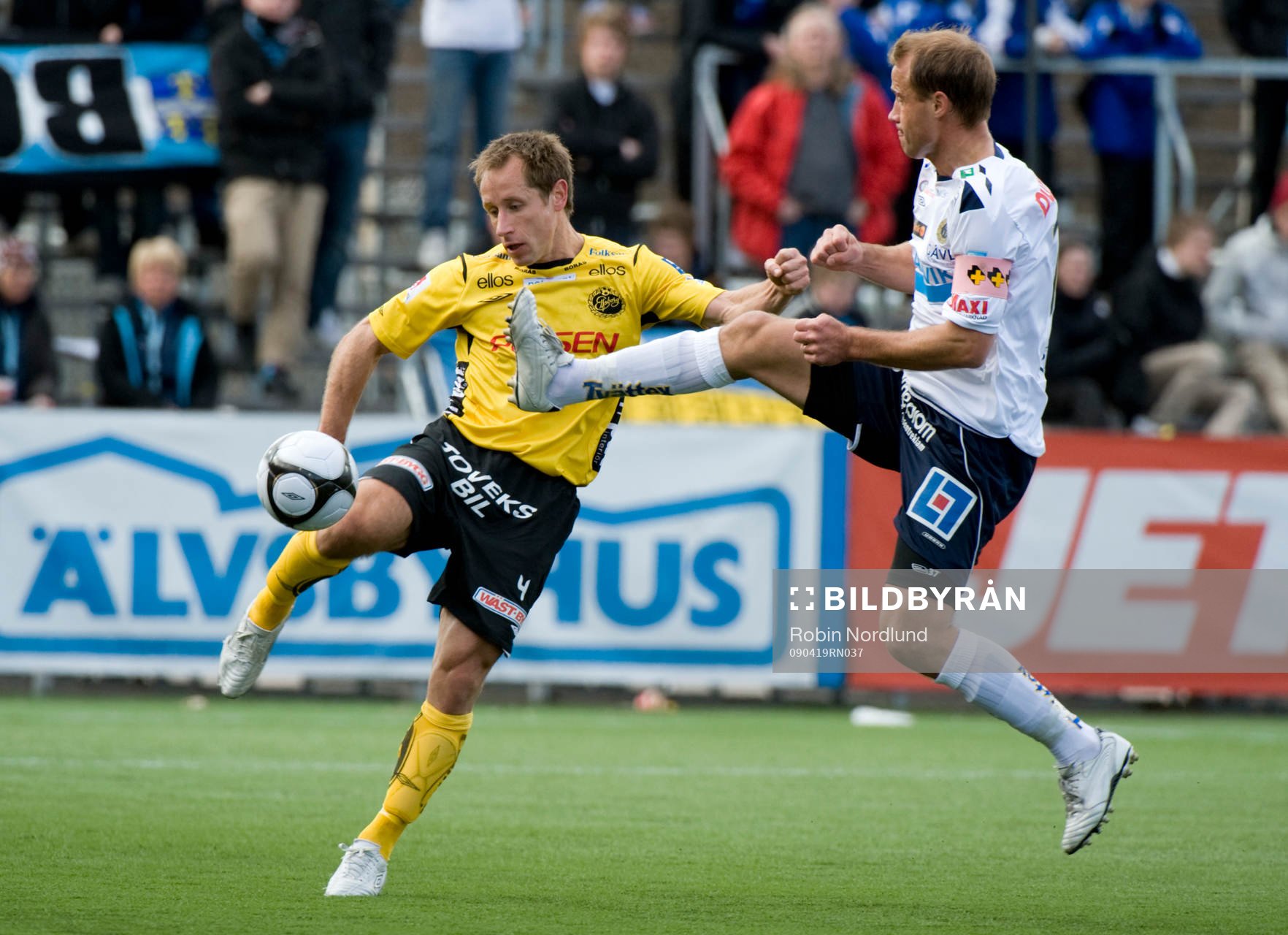 Johan Karlsson, Elfsborg och Daniel Bernhardsson, Gefle