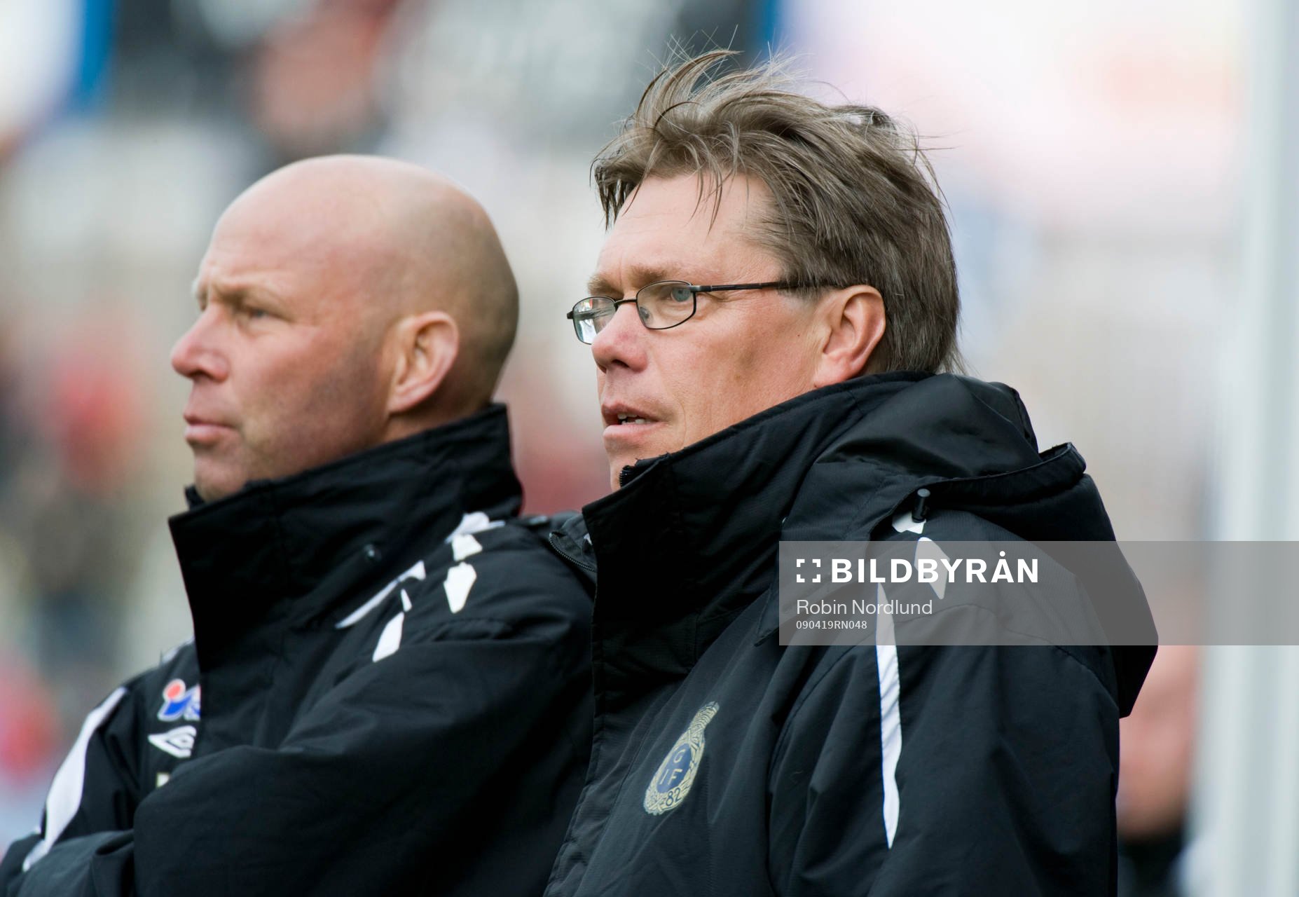 F.v Urban Hammar och Per Olsson, Tränare