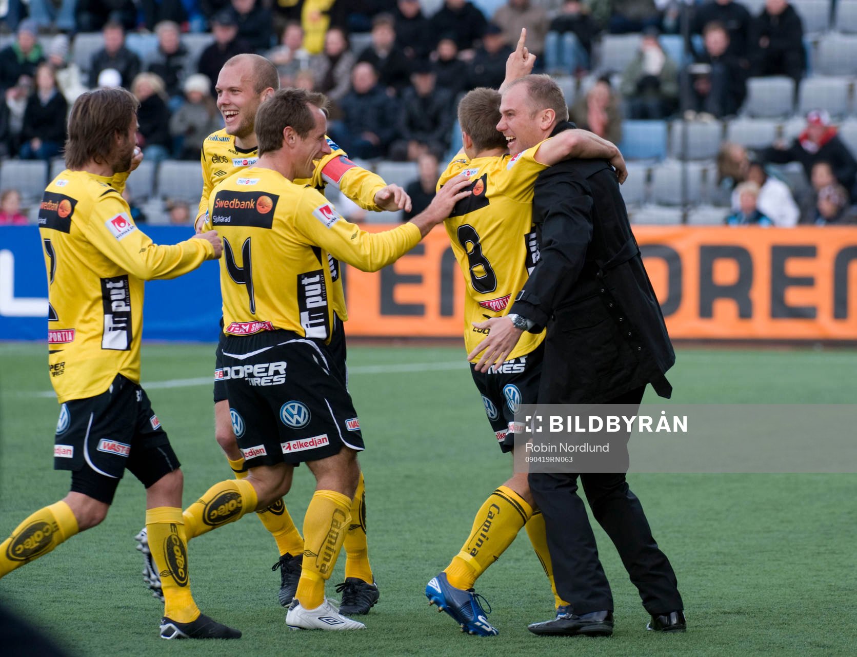 Magnus Haglund, Tränare Elfsborg jublar
