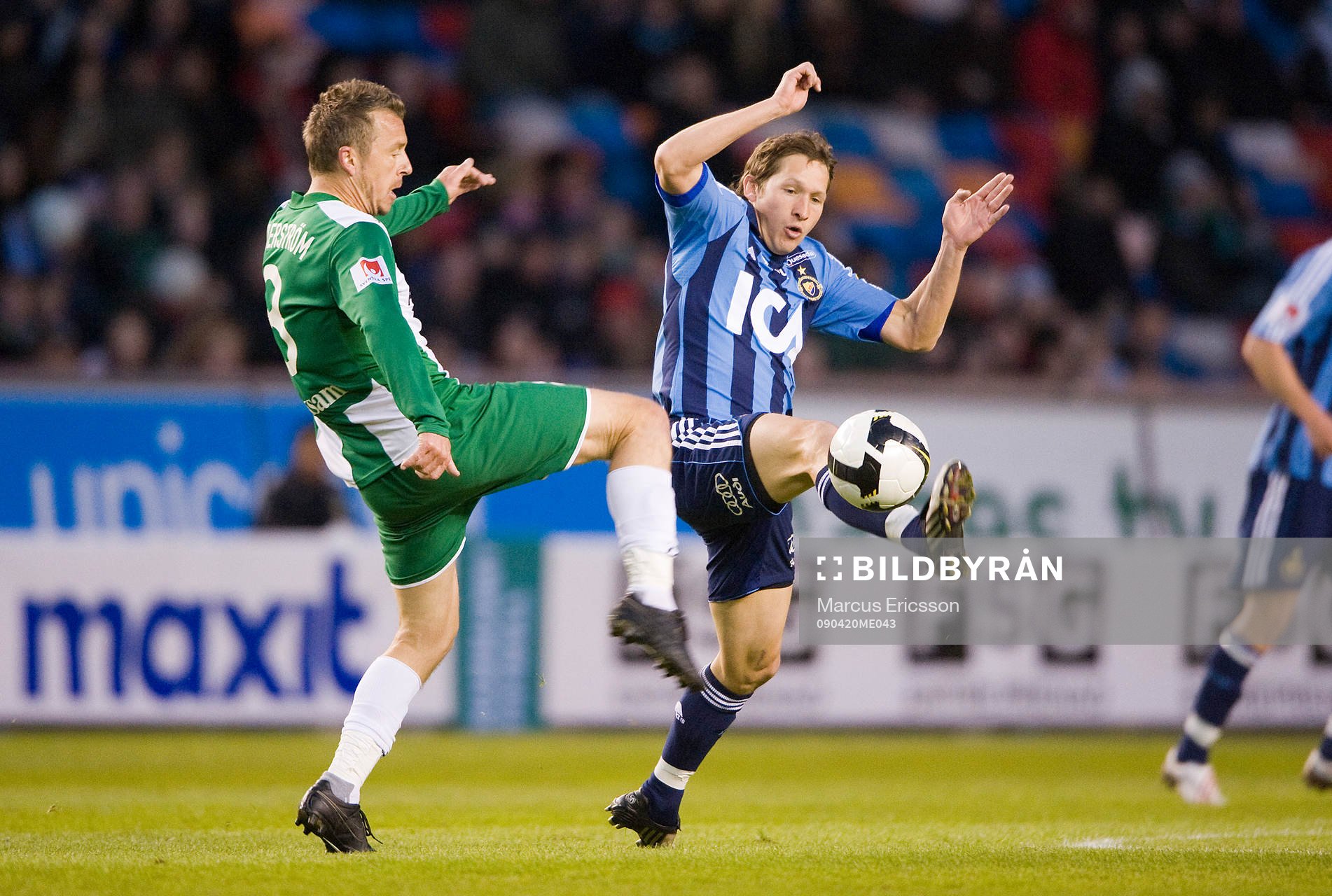 Fredrik Söderström, Hammarby och Andrej Komac, Djurgården