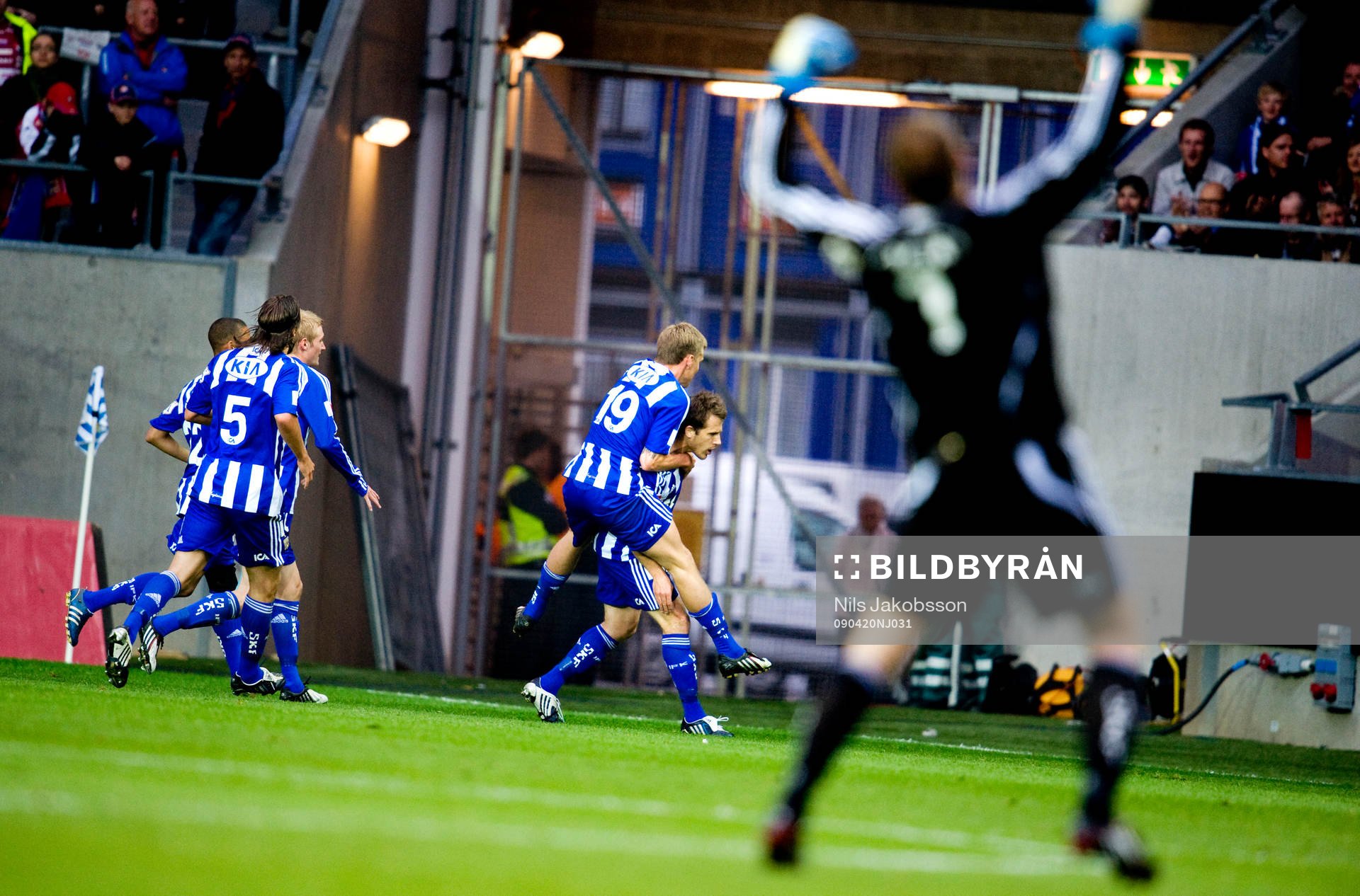 Tobias Hysén, och Kim Christensen, målvakt, IFK