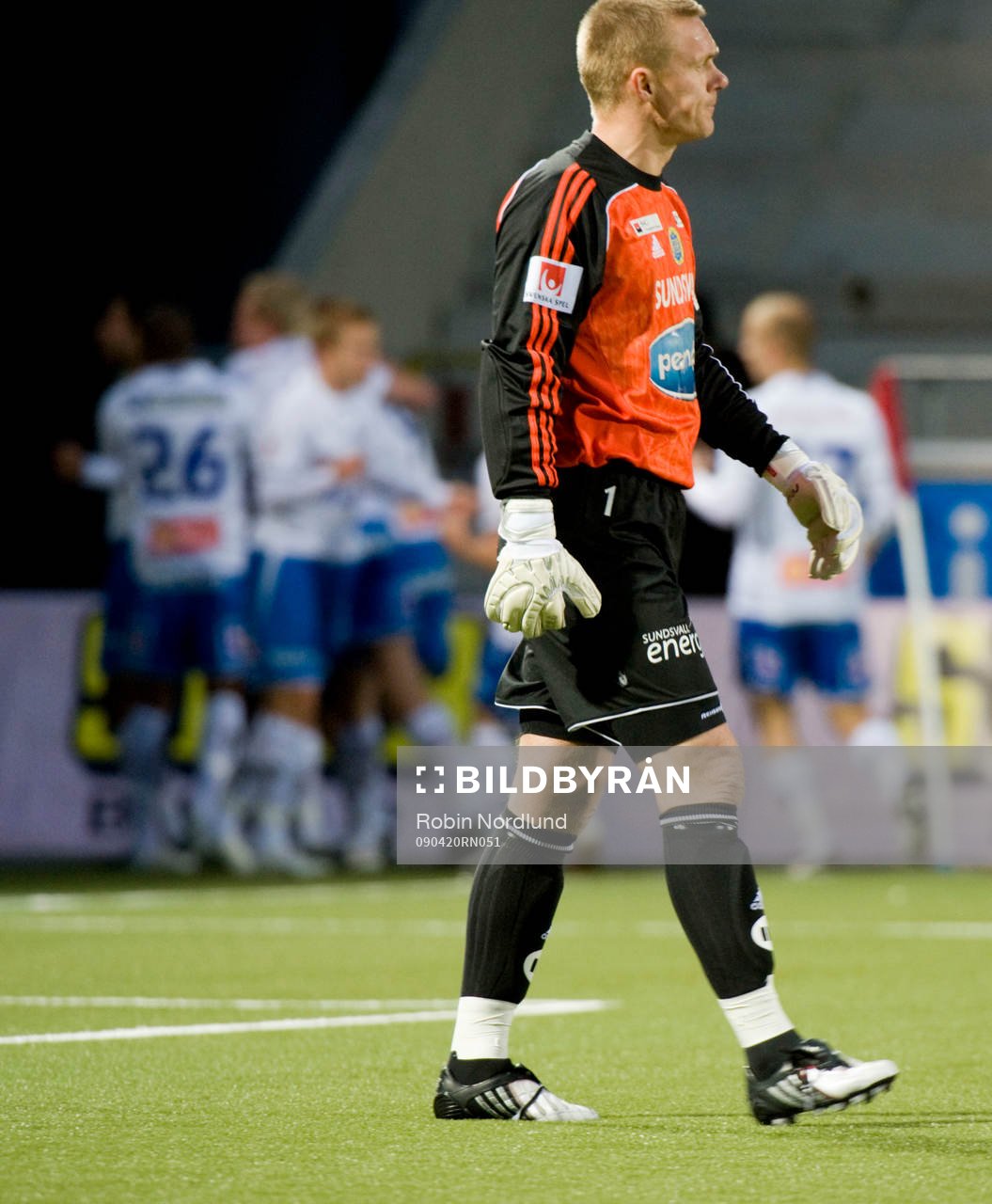 Fredrik Sundfors, Målvakt Sundsvall depp