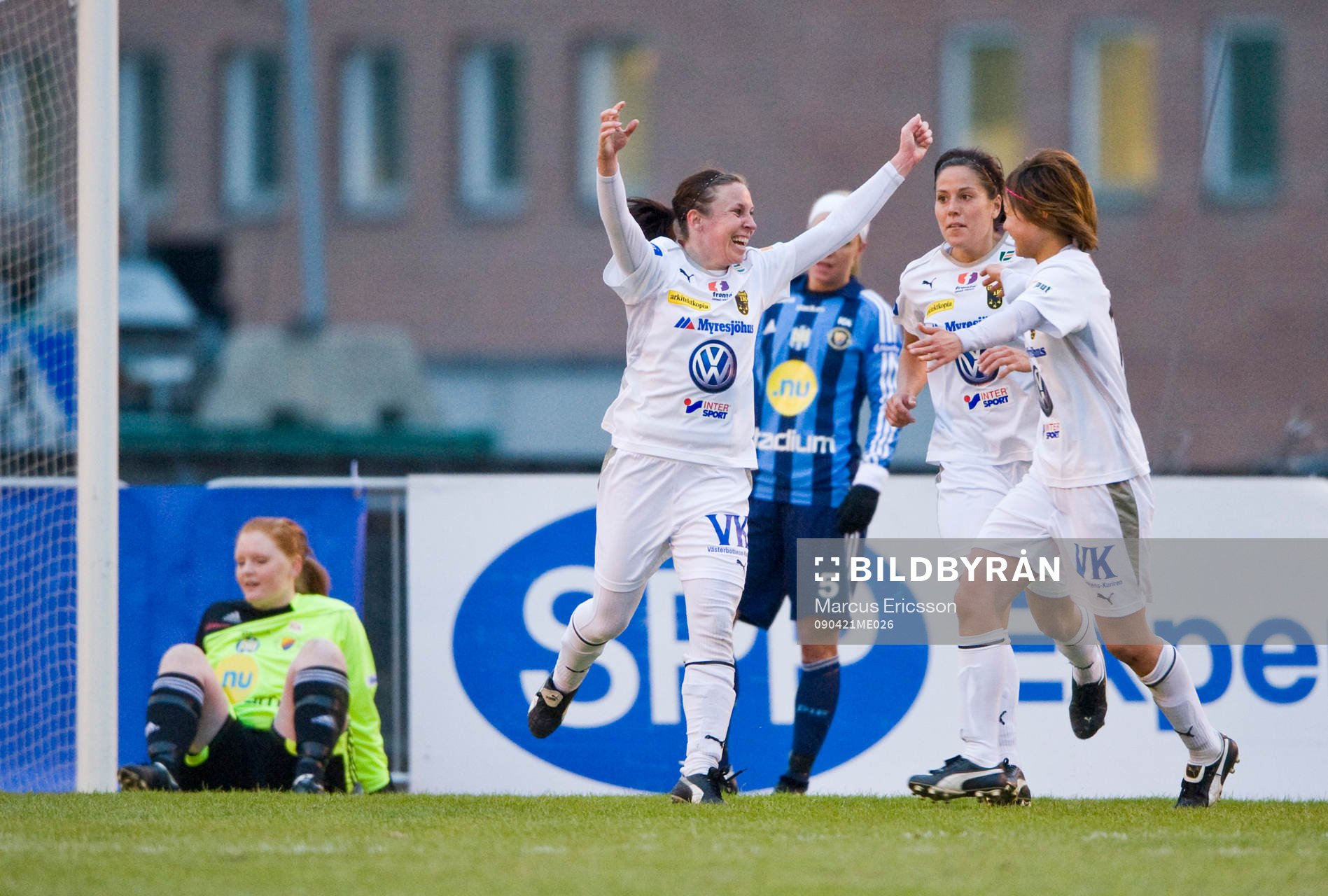 Hanna Ljungberg jubel