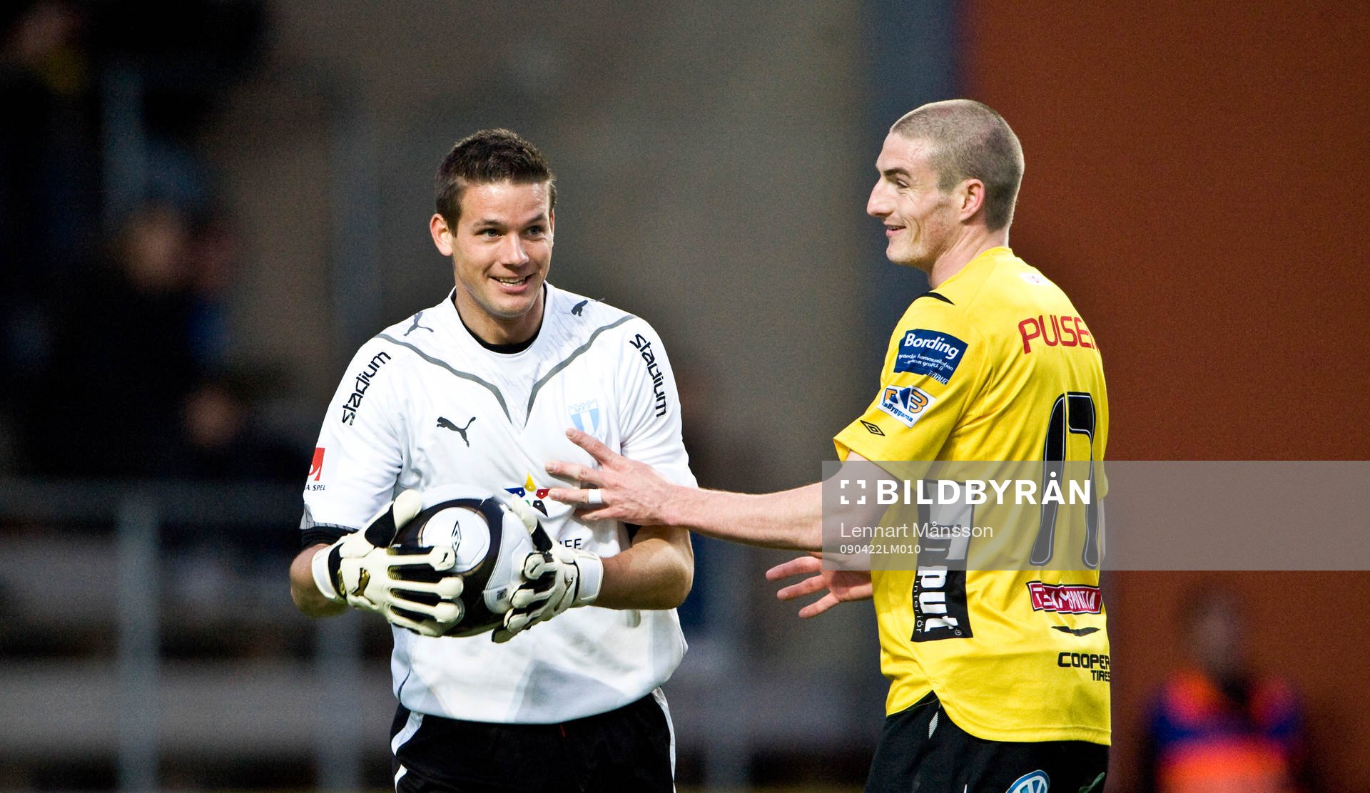Jonas Sandqvist, målvakt och James Keene, Elfsborg