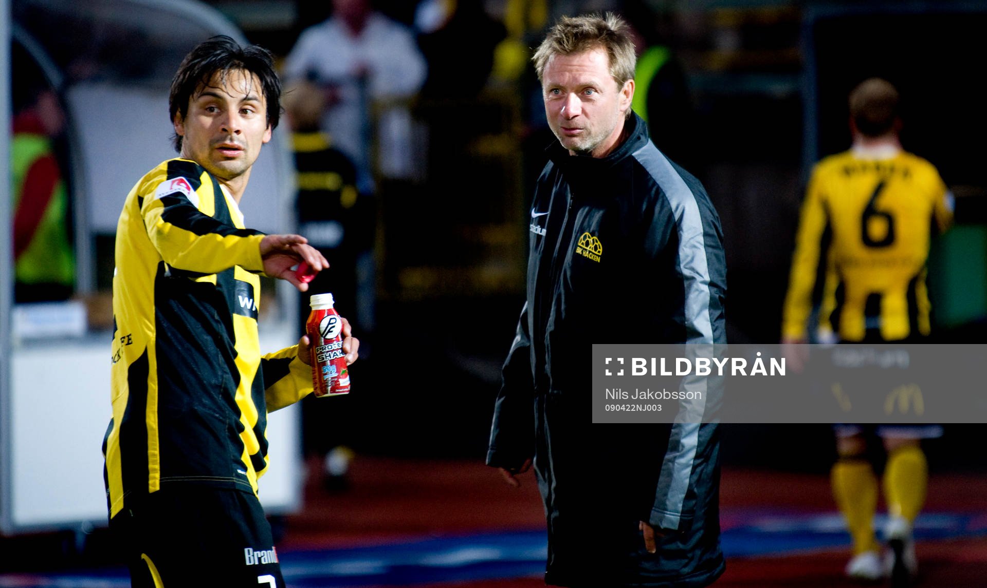 Johan Lind, Peter Gerhardsson, tränare Häcken