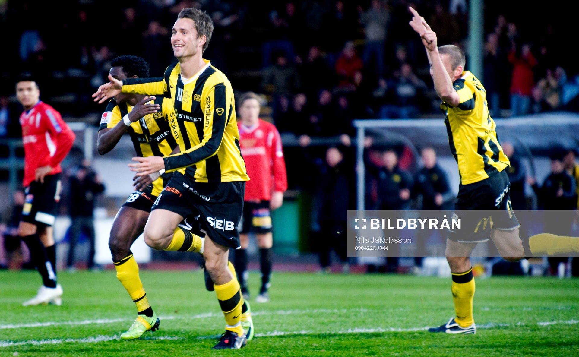 Peter Nyström, Häcken, jubel