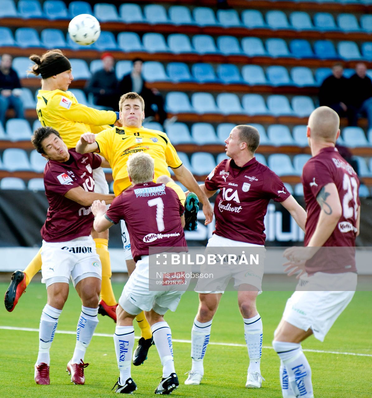 Erik Johansson, Falkenberg når högst på hörnan