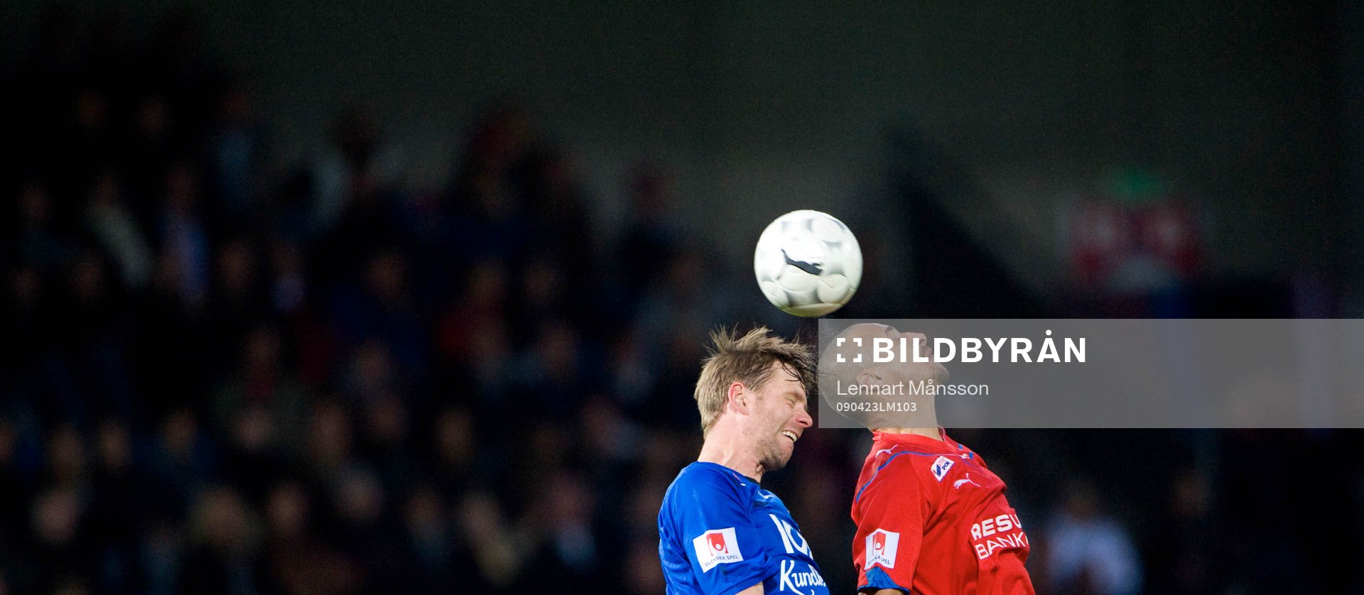  Tommy Jönsson och Henrik Larsson, nickduell.