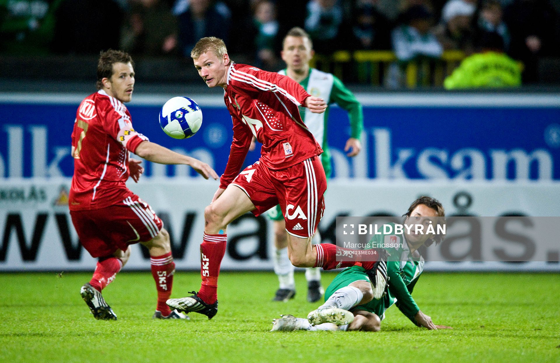 Sebastian Eriksson, Göteborg springer ifrån Louay Chanko,