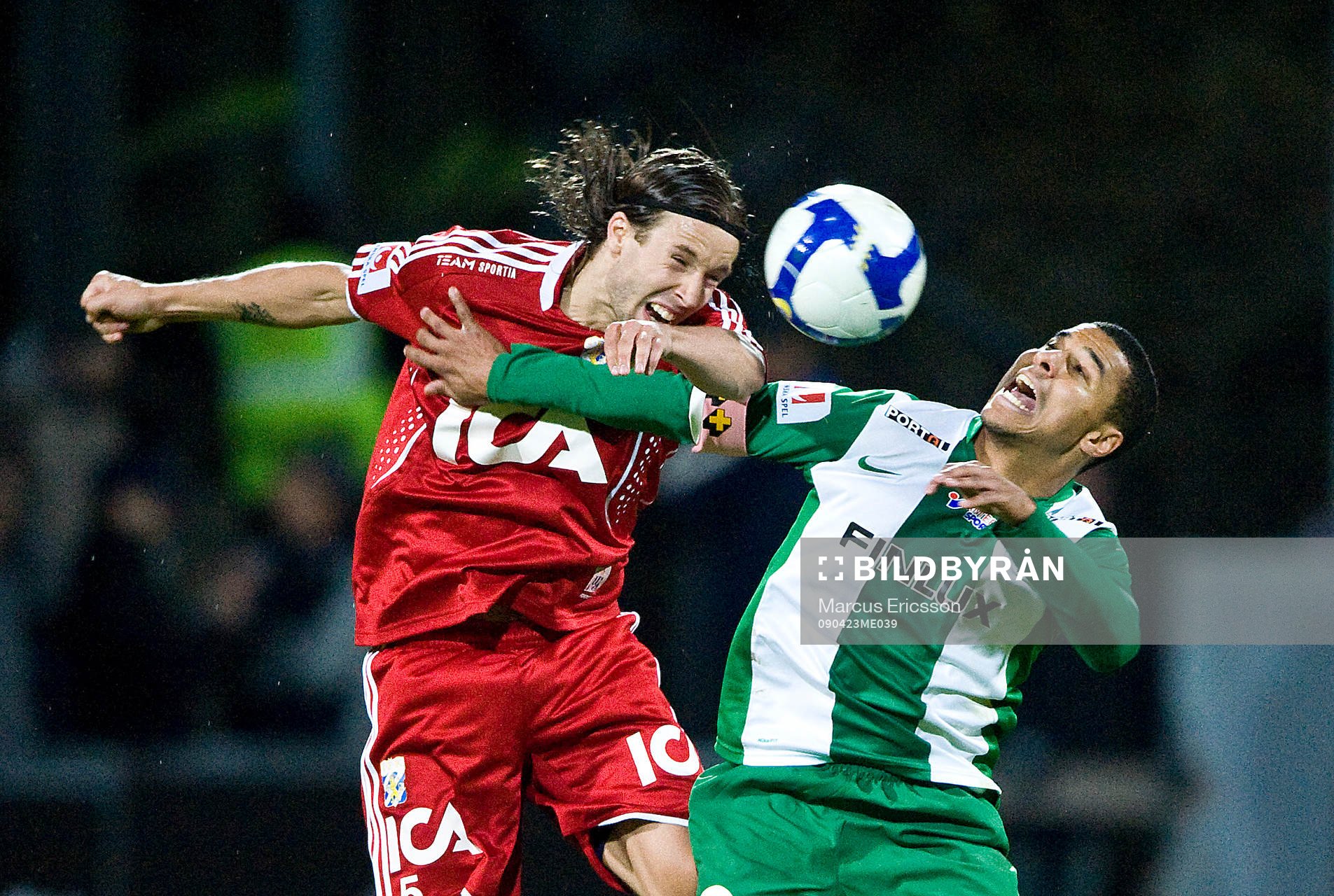 Mattias Bjärsmyr, IFK Göteborg, och Charlie Davies,